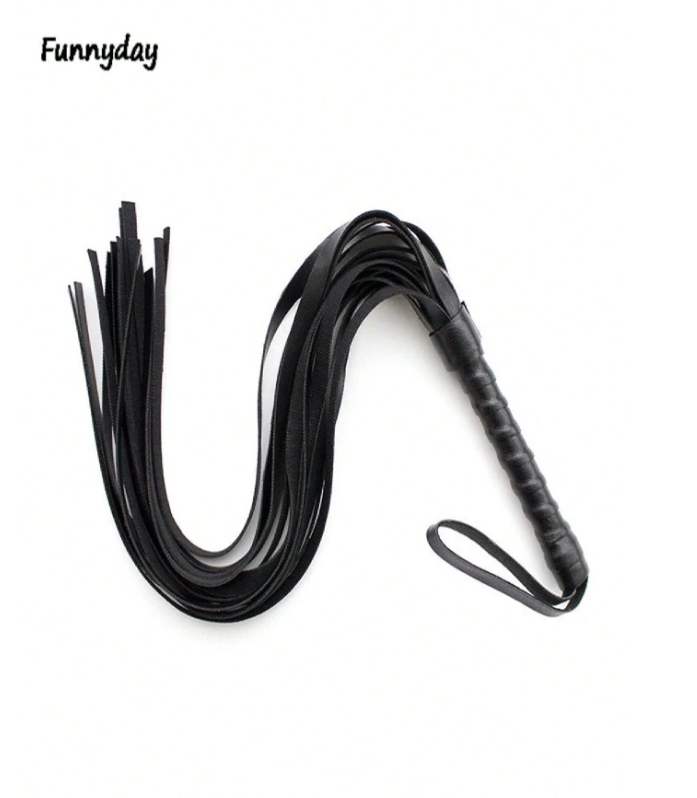 Soft Leather Flogger in black